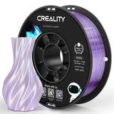 Official Creality PETG 3D Printer Filament 1.75mm 4KG (8.8lbs), High Precision, Strong Toughness, Odorless, Better Flow, Moistureproof 3D Printing CR PETG Filament, Black+White+Grey+Clear