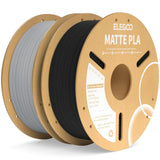 ELEGOO Matte PLA 3D Printer Filament Bundle 1.75mm, 8 Colors 250g Spool Dimensional Accuracy +/- 0.02mm, 8 Pack Multicolors Fits for Most FDM 3D Printers