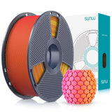 SUNLU 4KG 3D Printer Filament Bundle PLA Matte 1.75mm, Neatly Wound Filament with Matte Finish, Print with 99% FDM 3D Printers, 1kg Spool (2.2lbs), 4 Packs, Black*4