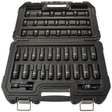 DEWALT Impact Socket Set, Combination, SAE/MM, 3/8-Inch Drive, 42-Piece (DWMT19248)