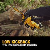 DEWALT 20V MAX 12" Cordless Chainsaw Kit with Battery and Charger Included (DCCS621P1)