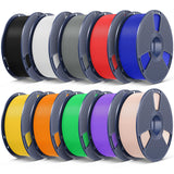 SUNLU PETG Filament 1.75mm 4KG Bundle (4x1kg Black),Good Layer Adhesion,Weather-Resistant & High Impact for Outdoor Parts and Mechanical Gears, Less Stringing, Dimensional Accuracy +/- 0.02mm.