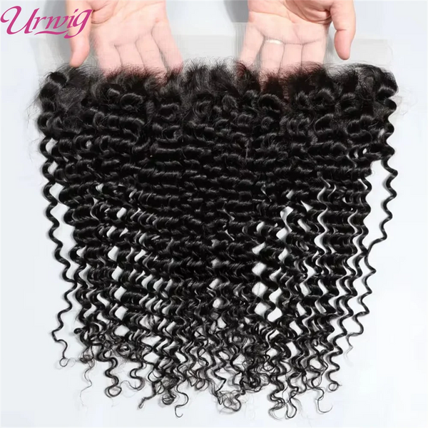 Curly 13x4 Lace Frontal Closure Body Wave Frontal Transparent Lace