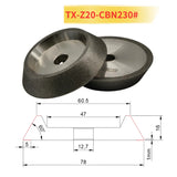 TX Drill Bit Grinding Machine Diamond CBN Grinding Wheel High-precision Dressing Wheel for Drill Bits