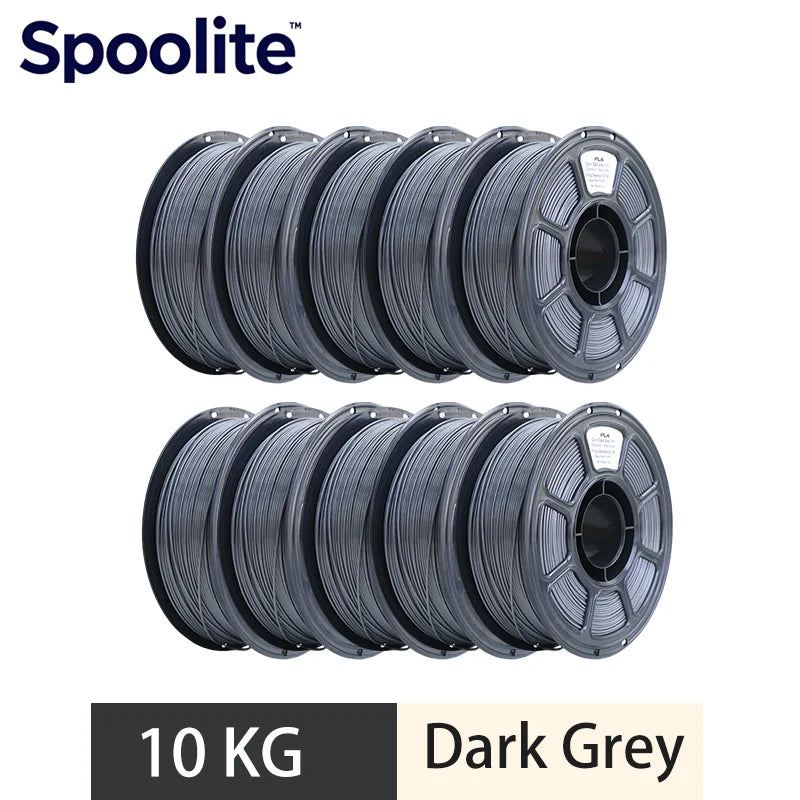Spoolite 10KG PLA 3D Filament 1.75mm Neat Winding High Compatibility Universal Fit For most 3D Printers Fast Shipping Big Sale
