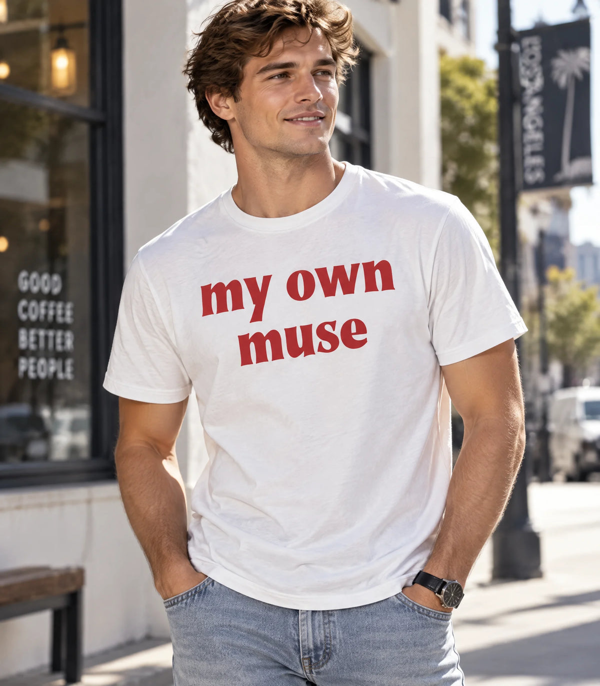 Social Collective My Own Muse Graphic Short-Sleeve T-Shirt