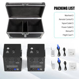 Fieryzeal 700W Cold Sparks Machine with Flightcase Indoor/Outdoor Electronic Flower Spraying Machine DJ Party Firework Machine