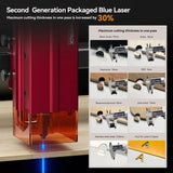 Atomstack A24 X24 Ultra 120W Laser Engraver With Protective Box Cnc Wood Acrylic Glass Marble Water Cup Ring Laser Cutters