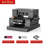 A3 UV Printer XP600 UV Flatbed Printing Machine A3 UV DTF Printer For Pen Bottle Wood UV Flatbed Printer A3 UV DTF Sticker Print