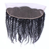 Curly 13x4 Lace Frontal Closure Body Wave Frontal Transparent Lace