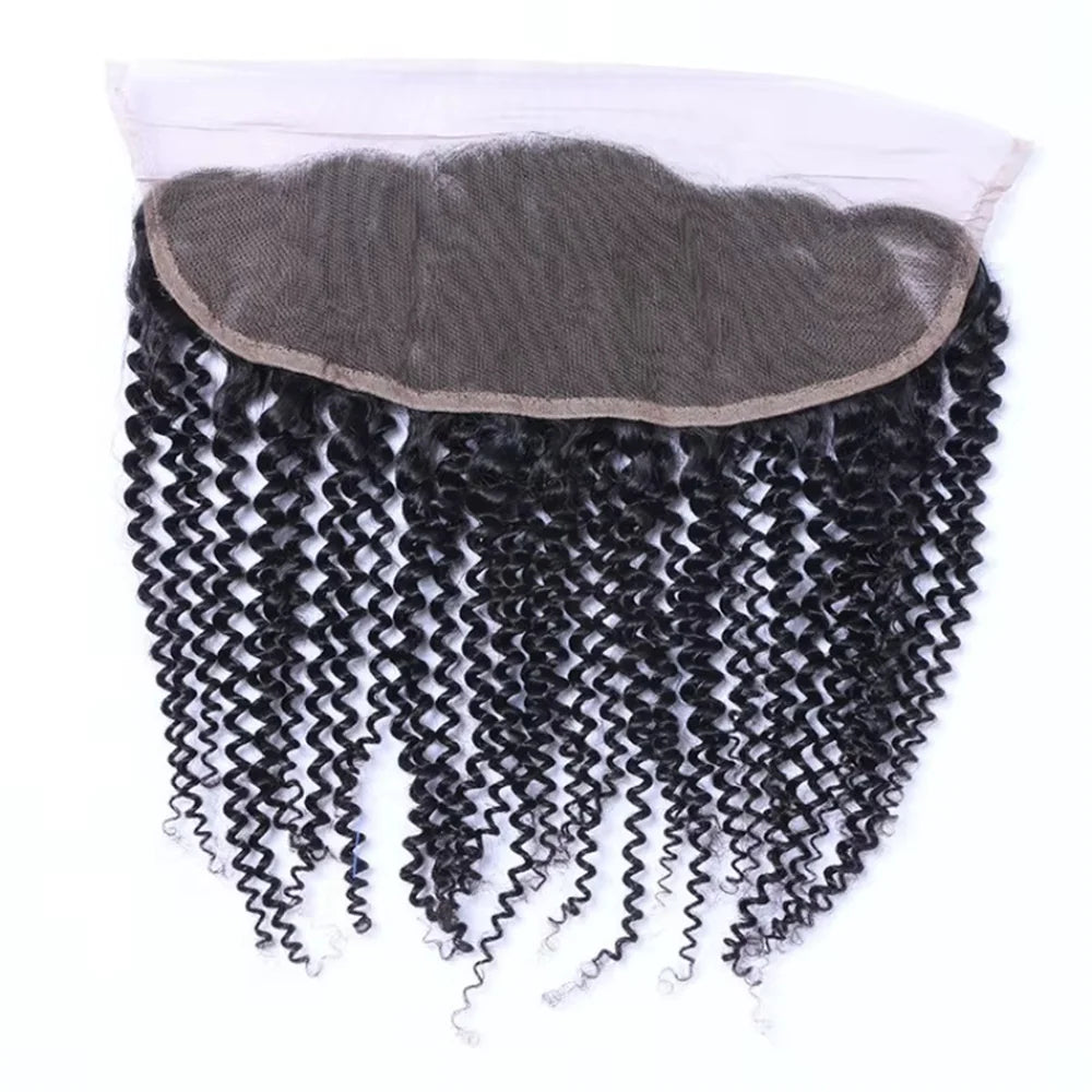 Curly 13x4 Lace Frontal Closure Body Wave Frontal Transparent Lace