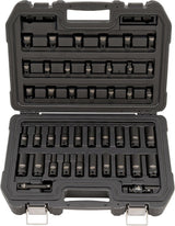 DEWALT Impact Socket Set, Combination, SAE/MM, 3/8-Inch Drive, 42-Piece (DWMT19248)