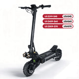 EOEOTWO Electric Scooter,6000W Dual Motor,55Mph Top Speed,60Miles Range,Scooter for Adults with Dual Suspension Hydraulic Brake