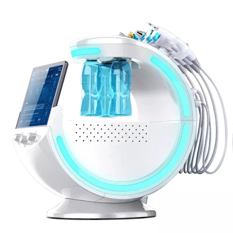 7-in-1 Hydro Facial Skin Care Machine Ultrasonic Facial Device Rejuvenation Dermabrasion with Hyperbaric Oxygen for Deep Cleansi