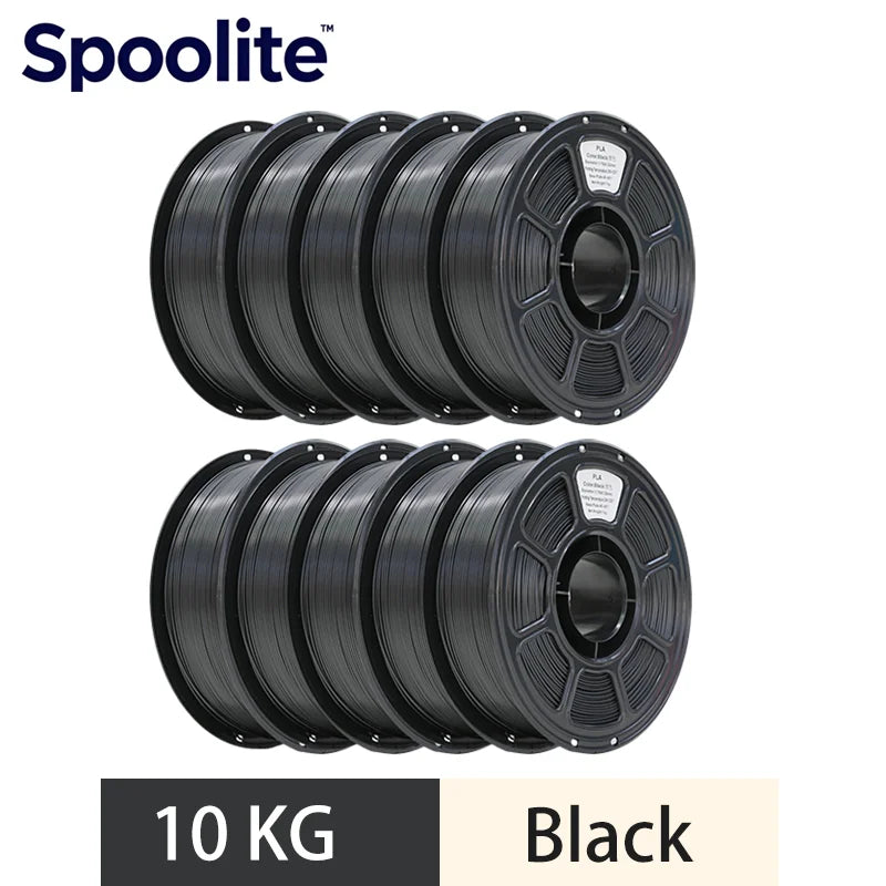 Spoolite 10KG PLA 3D Filament 1.75mm Neat Winding High Compatibility Universal Fit For most 3D Printers Fast Shipping Big Sale