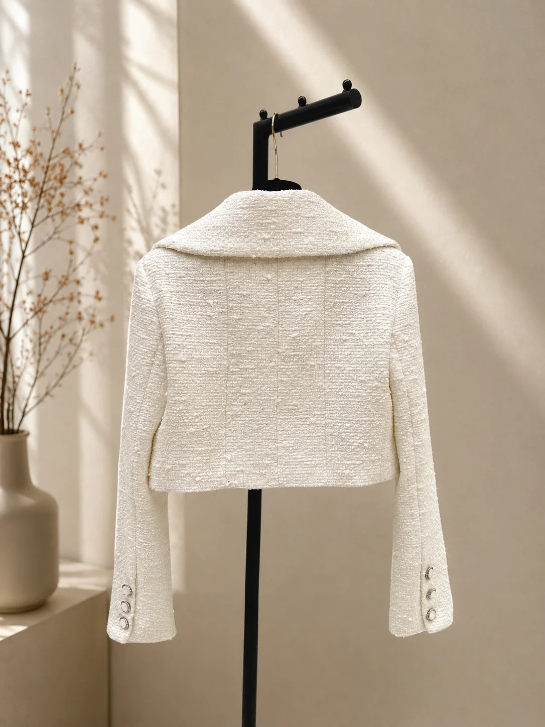 2026 Women Short Coat New Fashion Exquisite High-end Weaving Noble Temperament Elegant Sophisticated Breathable Trend Short Coat