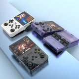 R36 Open Source 64G Handheld game console best Action Games  Linux System 3.5 IPS Screen