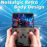 R36 Open Source 64G Handheld game console best Action Games  Linux System 3.5 IPS Screen