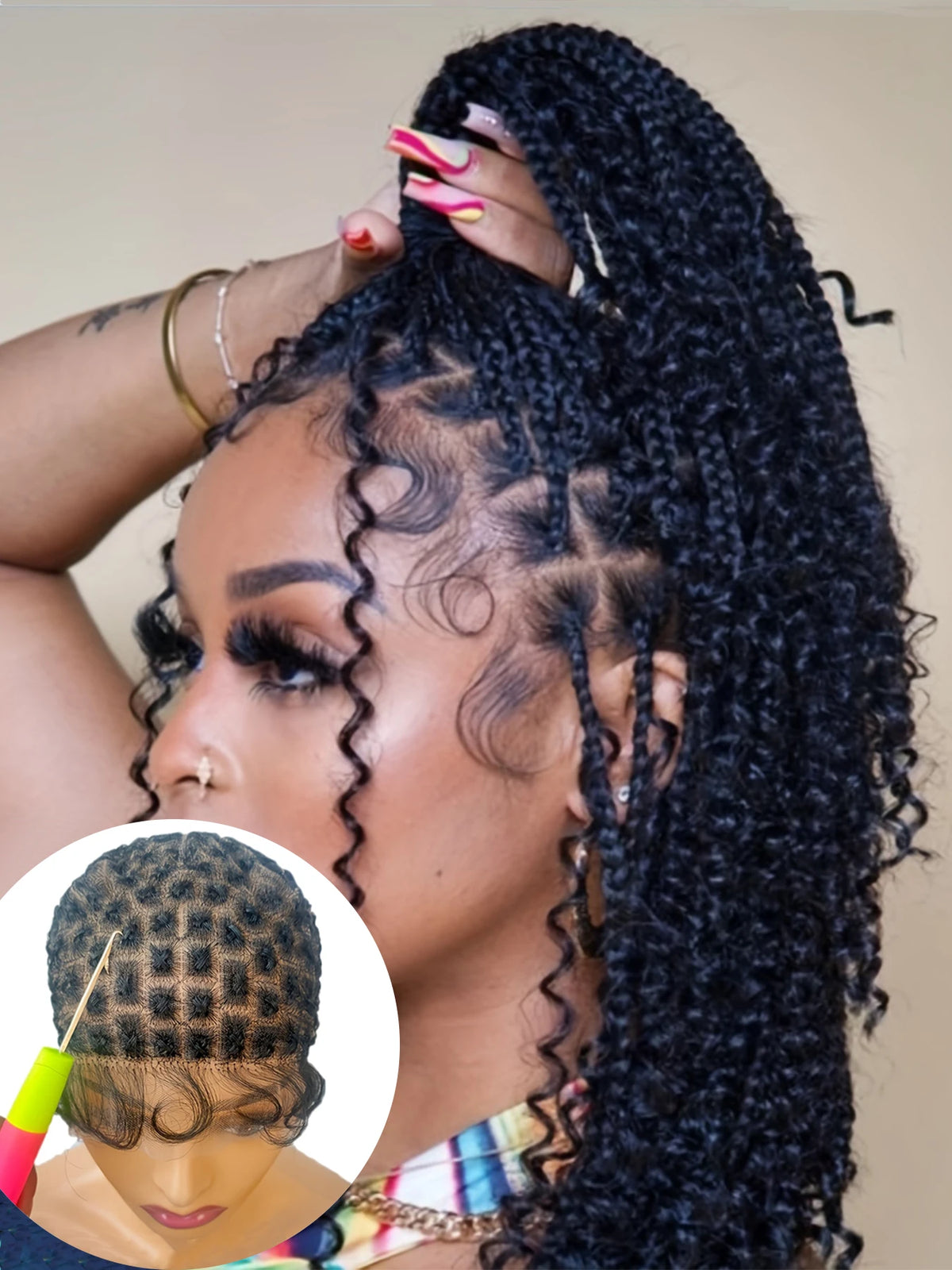 Premium Nylon Wig Cap for Women ，DIY Weaving，Breathable &