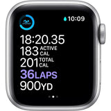Apple Watch Series 6 Aluminum 44mm A2292 (GPS Only, No Cellular) Silver - Refurbished Good Condition