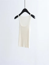 2026 New Women's Clothing Knitted Blouse - Form-fitting Short Sleeve Sleeveless Knitted Top for Underwear with Women