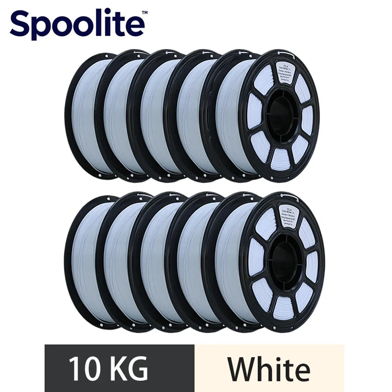 Spoolite 10KG PLA 3D Filament 1.75mm Neat Winding High Compatibility Universal Fit For most 3D Printers Fast Shipping Big Sale