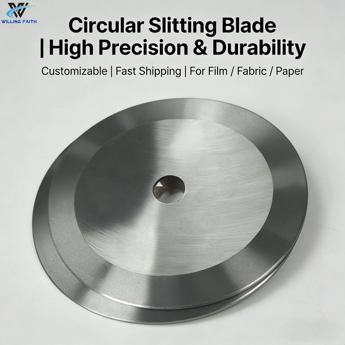 D2 High Performance Durable Paper Slitting Cutter Round Cutting Circular Knives Round Cutter Blade for Metal