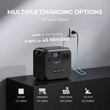 【RENEW】BLUETTI AC180 Solar Portable Power Station 1800W 1152Wh Smart Generator Get Unstoppable Power for Outdoor Adventures