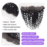 Curly 13x4 Lace Frontal Closure Body Wave Frontal Transparent Lace