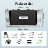 Android Car Stereo For Toyota Camry 2006 2007 2008 2009 2010 2011, 9 Inch IPS HD Touch Screen Car Radio For Toyota Camry Wireles