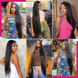 100% Malaysia Human Hair 13x6 Bone Straight Lace Front Human Hair Wigs
