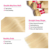 Alimonica Bundles Honey 613 Blonde Remy Brazilian Straight Hair Weave Weft Remy Human Hair Bundles 8 - 40 Inch Free Shipping