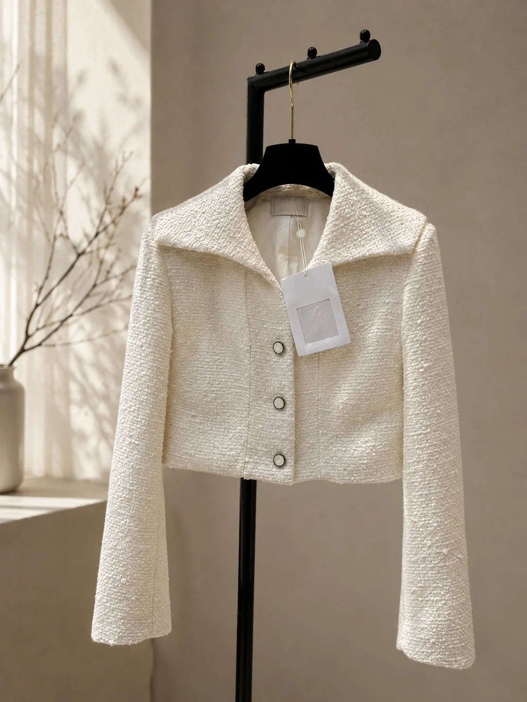 2026 Women Short Coat New Fashion Exquisite High-end Weaving Noble Temperament Elegant Sophisticated Breathable Trend Short Coat