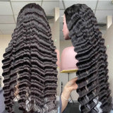 300 Density Loose Deep Wave 13x6 Hd Lace Front Human Hair Wig For Women