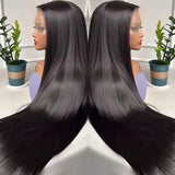 40 42 Inch Bone Straight Human Hair Wigs 13x4 13x6 HD Lace Frontal Wigs