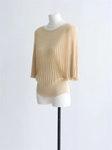2026 New Women's Clothing: Summer Elegant and Laid-back A-Line Pullover with Waist-Spinning Design and Slimming Top