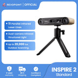 Revopoint INSPIRE 2 3D Scanner For 3D Printer 0.05mm30fps Outdoor Scanner Wireless Infrared Laser Structured Light Handheld Scan