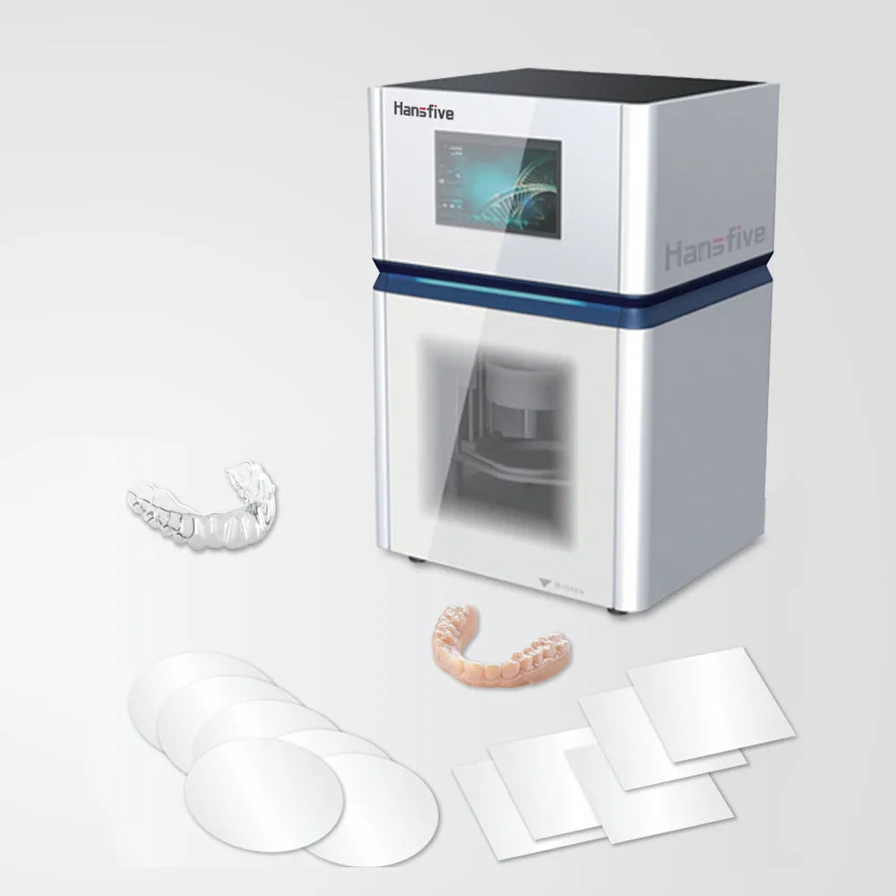 Dental Pressure Forming Device Automatic Vacuum Machine Intelligent Braces Retainer Equipment Orthodontic Press Film Lab Tools