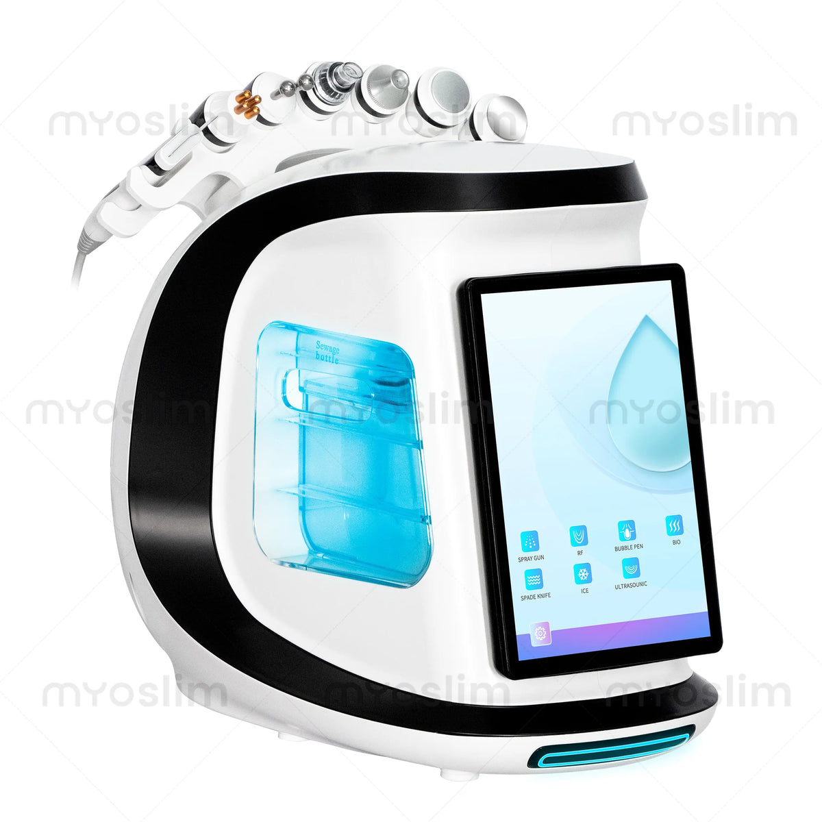 New Arrival 8 in 1 Hydro Dermabrasion Hydra Machine for Facial Aqua Peel Microdermabrasion Machine Skin Rejuvenation