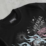 Halloween Graphic Tee Streetwear Hip Hop Hypebeast Unisex T-Shirt Sneaker Colour Matching Shirts Spooky Graphic