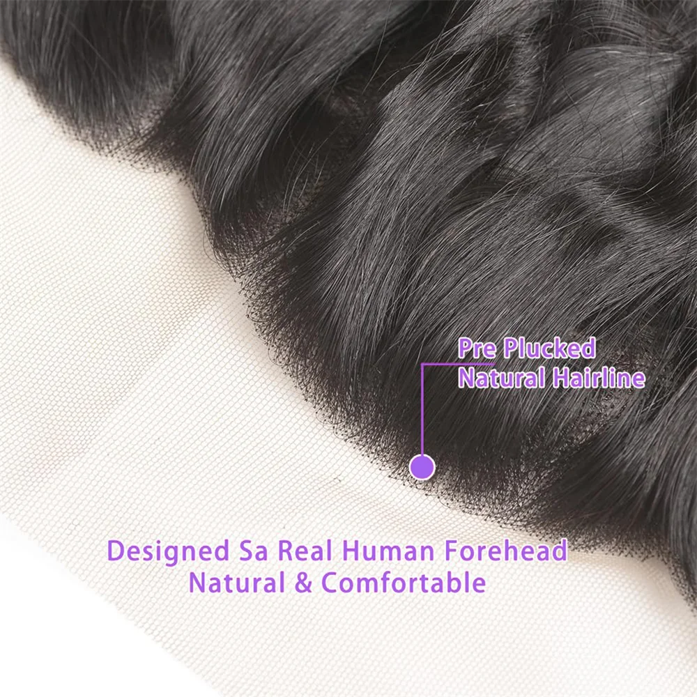 Curly 13x4 Lace Frontal Closure Body Wave Frontal Transparent Lace
