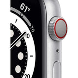 Apple Watch Series 6 Aluminum 44mm A2292 (GPS Only, No Cellular) Silver - Refurbished Good Condition