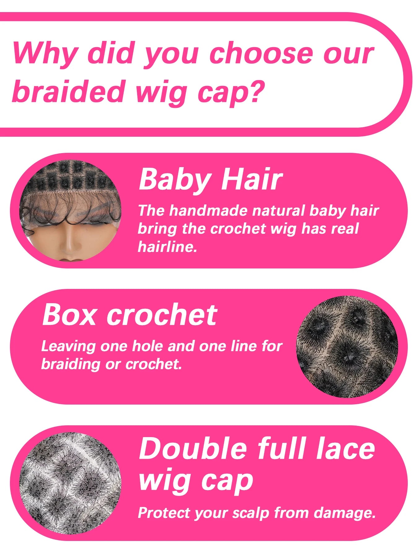 Premium Nylon Wig Cap for Women ，DIY Weaving，Breathable &