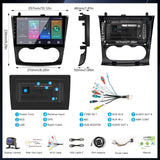 9 Inch Wireless Car Stereo for Nissan Altima 2008-2012 Manual A/C HD Touchscreen Car Radio with Backup Camera GPS WIFI FM 2G+32G