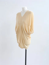 2026 new model - simple fabric with pleated irregular bottom hem. Lightweight, loose and comfortable.