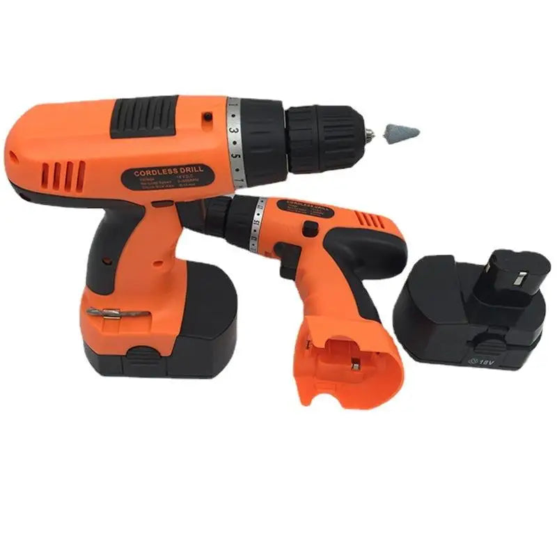 Electric hand drill 92 sets of 18V rechargeable electric screwdriver stepless speed control pistol type household bench drill