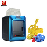 3D Printer High-Resolution Enclosed Large Size Stable XYZ Structure and Recovery Silence Printing Used for School Education