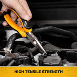 DEKO 208Pcs Hand Tool edc. Woodworking Multi Tools with Tool Box Include Socket Set Torque Wrench Hammer Knife