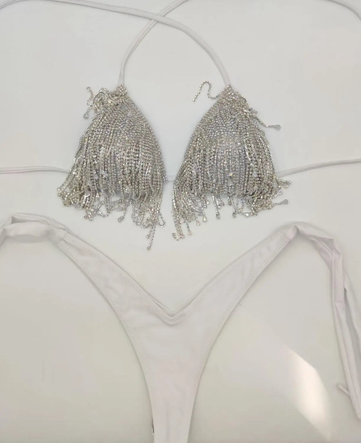 2020 venus vacation new diamond tassels bikini set bandage swimwear sexy women bathing suit swimsuit push up beachwear