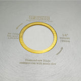 DT-DIATOOL 2pcs 200/350MM Wet Diamond Ceramic Cutting Disc Saw Blades With Hook Slot Bore 60mm with 50mm reducer for Tile Marble